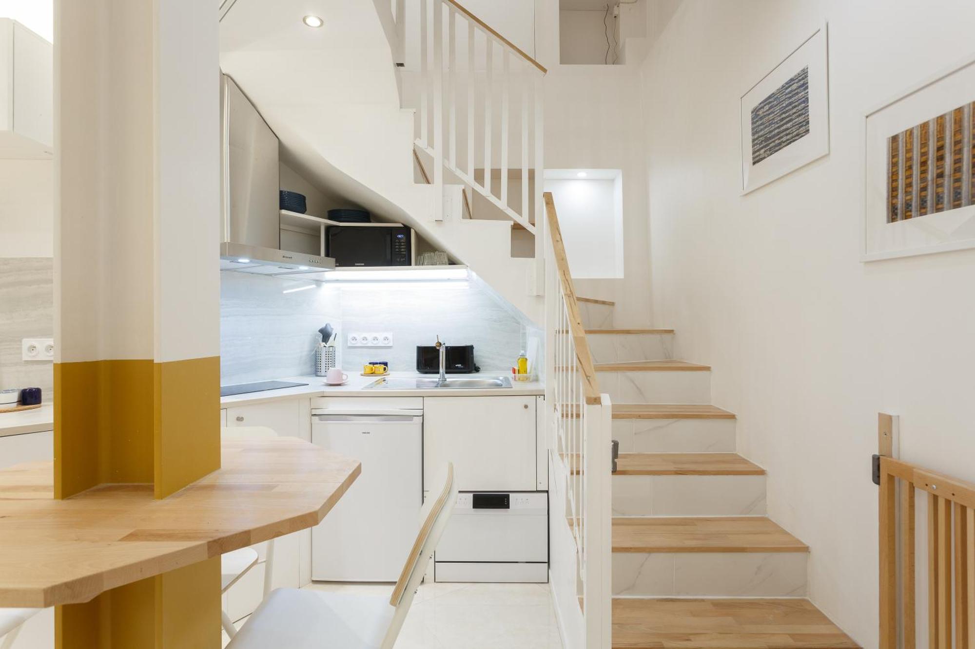 パリ アパルトマン プティ シャン Bed & Breakfast 部屋 写真